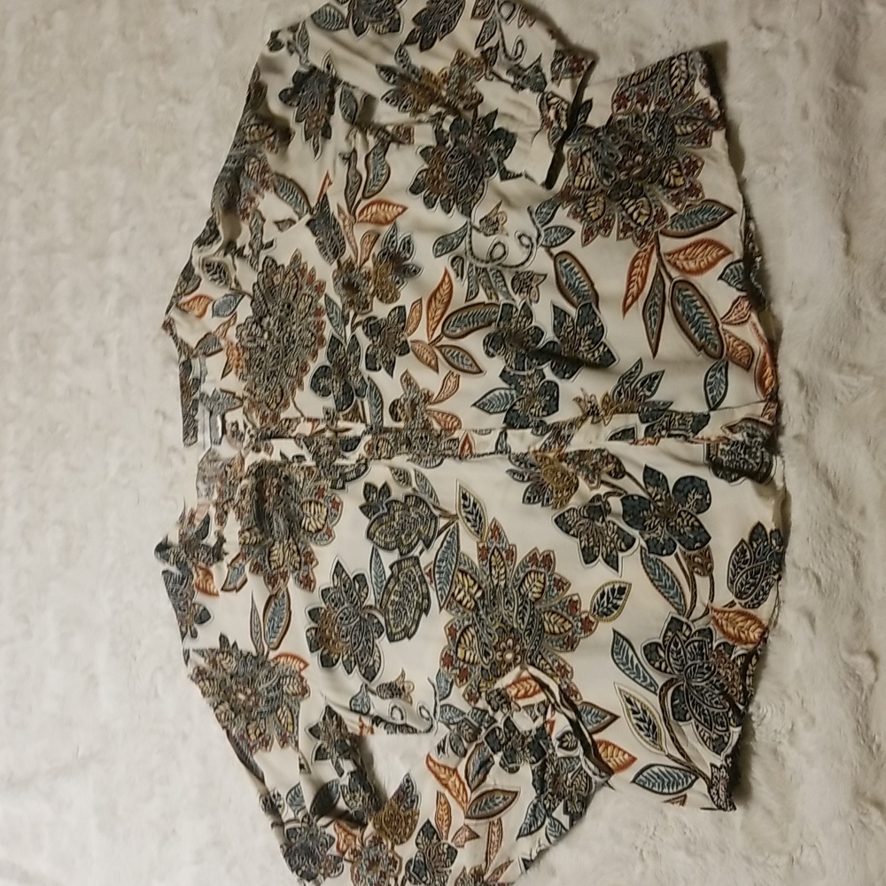 Christopher Banks Shirt Womens Size Large Tropical Button Down